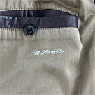 ブランド洋服ならこういうものでも買取れます!ネーム入り洋服やスーツなどにネームを入れているものでも買取できます。思い入れがあるお品物でもおまかせください。
