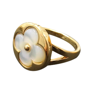 ルイヴィトン 750 バーグサンブロッサム ナクレ リング 買取相場例です