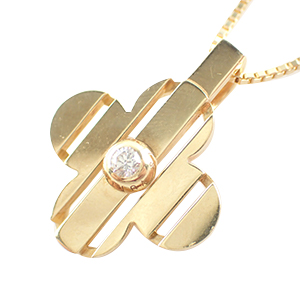 ルイヴィトン 750 1Pダイヤ バーグプティットフルールネックレス 買取相場例です