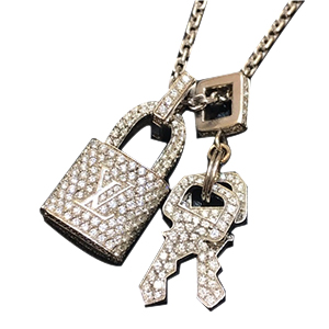 ルイヴィトン 750 パンダンティフ ロックイット ネックレス 買取相場例です