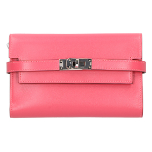 エルメス ローズリップスティック ケリー ウォレット ミディアム 買取相場例です