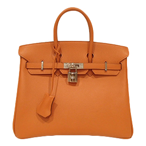 エルメス ヴォーエプソン オレンジ P金具 バーキン25 買取相場例です