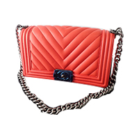 シャネル 22番台 ボーイシャネル ラムスキン ショルダーバッグ 買取相場例です