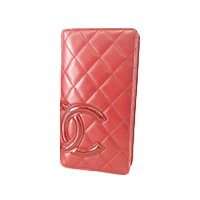 シャネル 12番台 カンボンライン 二つ折り 長財布 買取相場例です