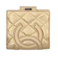 シャネル ゴールド 12番台 カンボンライン がま口財布 買取相場例です