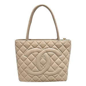 シャネル ベージュ ラムスキン 復刻トートバッグ 買取相場例です