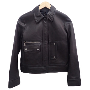 helmut lang レザージャケット 変形 フード付き ラムスキン ヘルムート