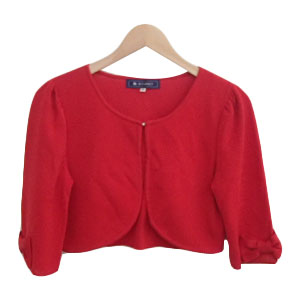 エムズグレイシー レッド 袖リボンボレロ 買取相場例です