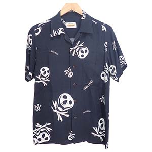 ルードギャラリー MUNCH SKULL ALOHA SHIRT 買取相場例です