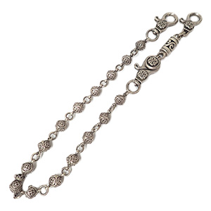 シンズスカルプチャー シリンダー Sクロスダイス ウォレットチェーン 買取相場例です