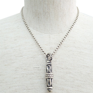 シンズスカルプチャー ボールチェーン ロングバレル ネックレス 買取相場例です