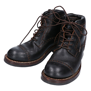 ザ・フラットヘッド MEDALLION LACEUP BOOTS 買取相場例です