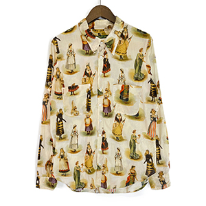 ポールハーデン コットン 総柄 長袖シャツ メンズ 買取相場例です