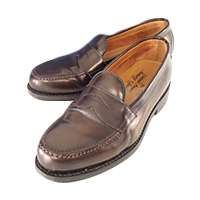 ジャランスリワヤ ユナイテッドアローズ B&Y別注 98324 3142ラスト シングルレザーソール ペニーローファー 買取相場例です