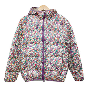 ハグオーワー×モンナロ ナイロン リバティ柄 ダウンジャケット 買取相場例です