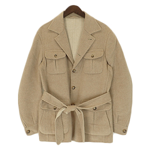 リングヂャケット ナポリ製 一枚仕立て ウールサファリジャケット 買取相場例です