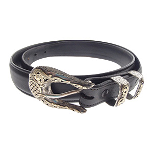 カムストックヘリテージ K14 SV925 バックルレザーベルト 買取相場例です