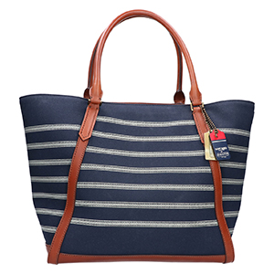 セントジェームス ×COACH 70902 ボーダーキャンバス トートバッグ 買取相場例です