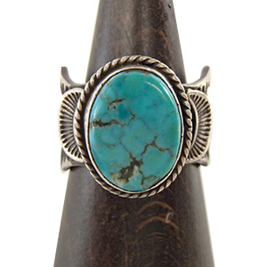 サンシャインリーブス シルバー ナバホ ターコイズ リング 買取相場例です