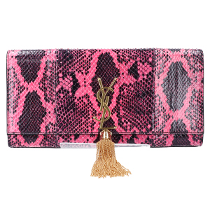 サンローランパリ 326080 パイソンクラッチバッグ 買取相場例です