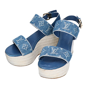 ルイヴィトン ハーバーライン モノグラムデニム エスパドリーユ 買取相場例です。