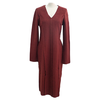 ラウタシー la_fw08 アーム編み込みデザイン Vネックウールワンピース 未使用 買取相場例です。