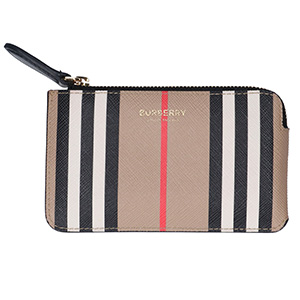 バーバリー アイコンストライプ Eキャンバス ジップコインケース 買取相場例です