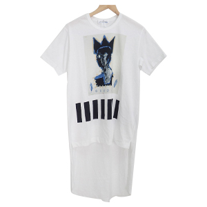Tコムデギャルソンシャツ x JEAN MICHEL BASQUIAT W26104 プリント クルーネック ロングTシャツ 買取相場例です。