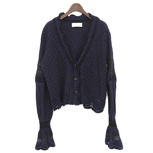 マメ MM20FWｰKN013  モヘヤ レースカーディガン 買取相場例です