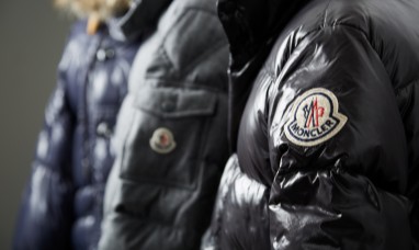 MONCLER グレー ノルディック柄 カーディガン MONCLER