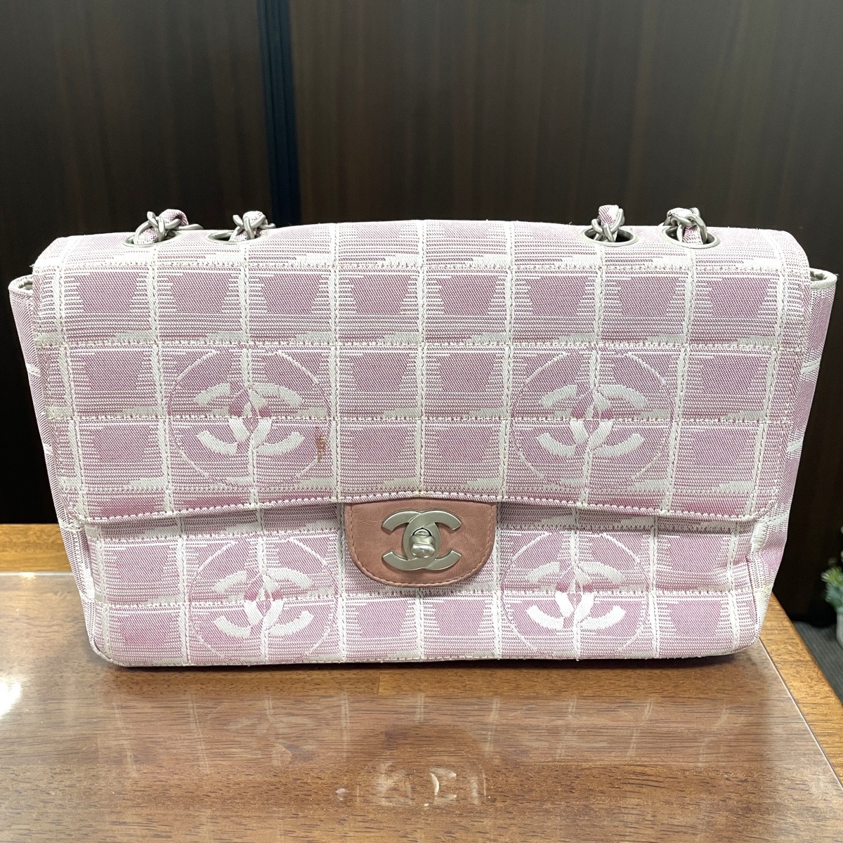 6番台 ピンク ニュートラベルライン チェーンショルダーバッグ