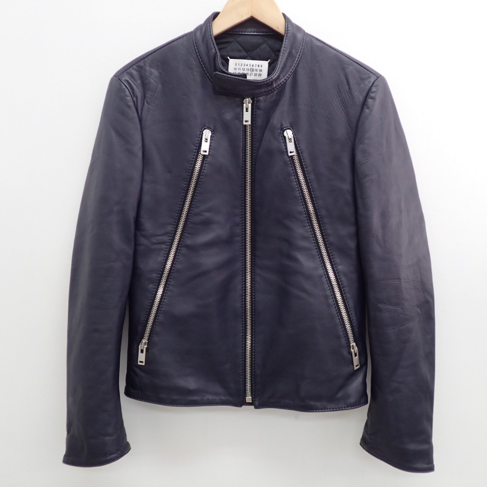 メゾンマルジェラ 八の字 ライダースジャケット