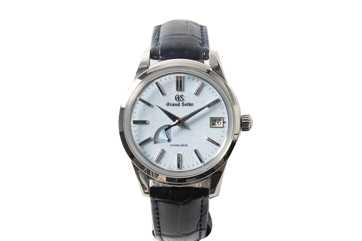 グランドセイコー SBGA407 エレガンスコレクション スプリングドライブ 雪白ブルー 腕時計
