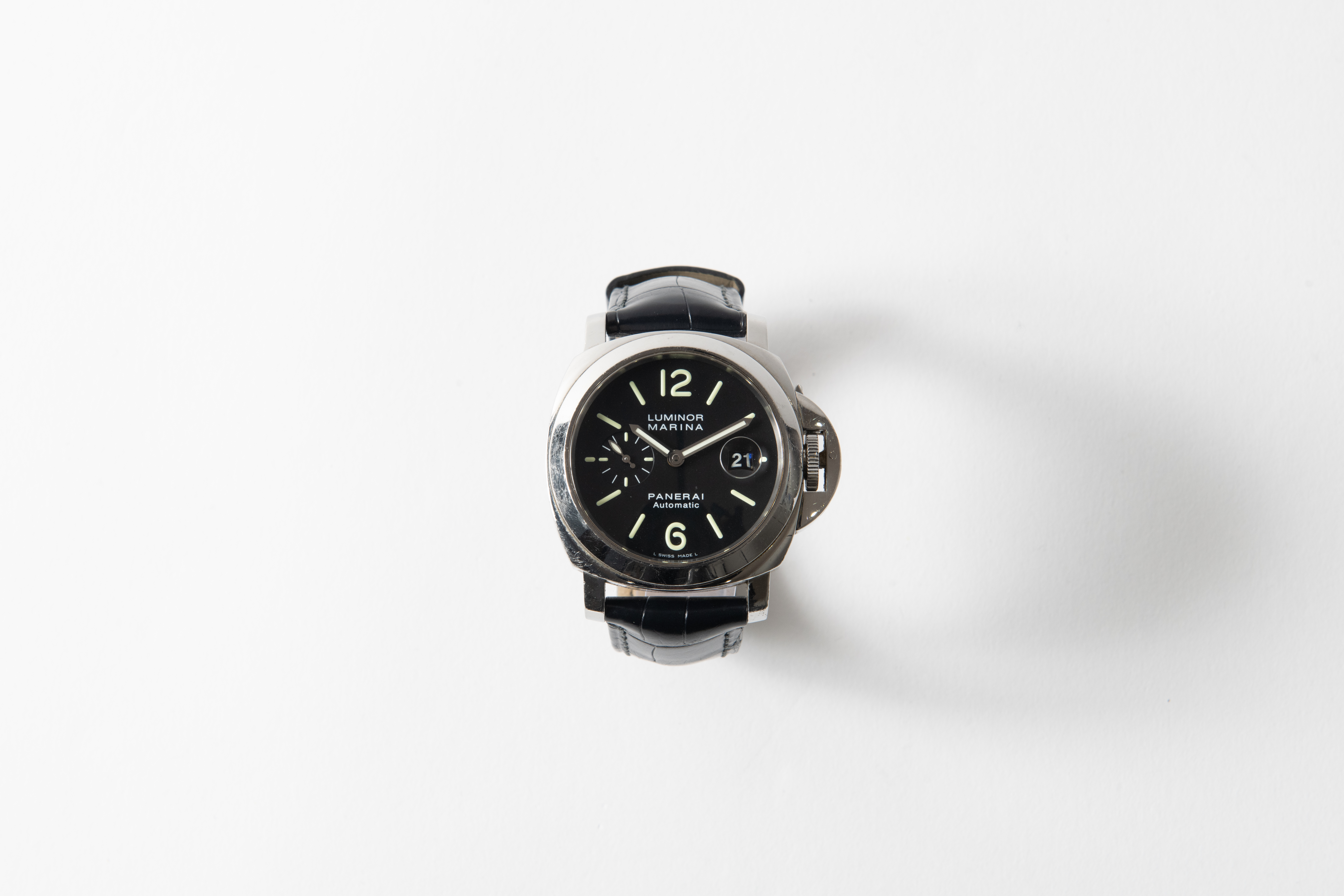 パネライ ブラック PAM001014 ルミノールマリーナ 自動巻き 腕時計 1