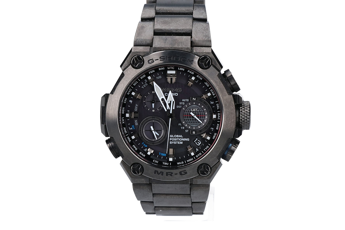 G-SHOCK ジーショック MRG-G1000B-1AJR GPSハイブリッド電波ソーラー搭載モデル チタンケース 腕時計