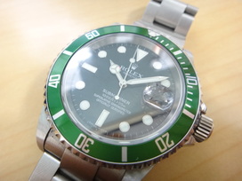 ロレックスの時計の買取実績です。