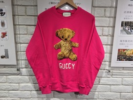 グッチの18SS 475373 X9M57 GUCCY ベアワッペン  ダメージ加工スウェットの買取実績です。