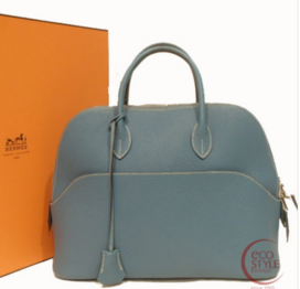 エルメスのエルメス　ボリード31　ブルージーン　トゴの買取実績です。