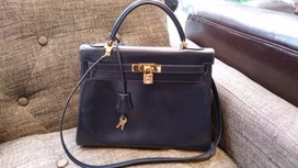 エルメスのケリー　カーフスキンの買取実績です。