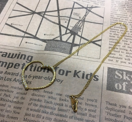 スタジオウォーターフォールのハートダイヤネックレスの買取実績です。