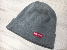 シュプリーム グレー　スモールロゴ　ビーニー 買取実績です。
