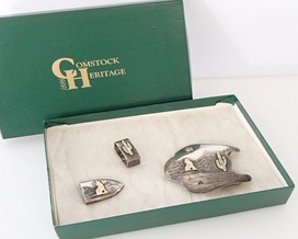 カムストックヘリテイジのSV925/K14 サボテン/コヨーテ彫刻 ダイヤ付 バッグル・キーパー・チップの買取実績です。