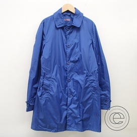 アスペジのブルー LIMONE ナイロンステンカラーコートの買取実績です。