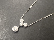 ダイヤモンド PT850　ダイヤモンド　ネックレス　 買取実績です。