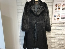 ルイヴィトン 黒　ミンク　カシミヤ　ロングコート　ファミセ 買取実績です。