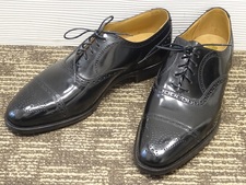 ポールスミス ×クロケット＆ジョーンズ 黒 CHAIRMAN メダリオン ストレートチップシューズ 買取実績です。