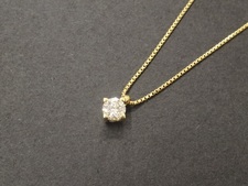 フォーエバーマーク K18 0.50ct 1Pダイヤ ネックレス 買取実績です。
