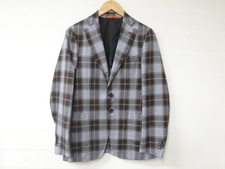 イザイア リネン混 タータンチェック CORTINAコルティナ ジャケット 買取実績です。
