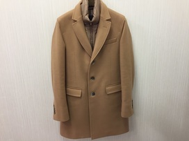 ヘルノのCA0045U　キャメル　ウールシングルチェスターコートの買取実績です。
