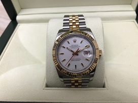 ロレックスのデイトジャスト Ref.116263 D番 SS×YG ターノグラフの買取実績です。